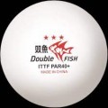 Double Fish PAR40+ 3*** ITTF 6 Balls (seam) Paris