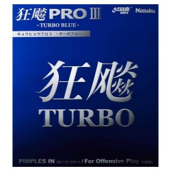 Nittaku Hurricane Pro 3 Turbo Blue -  